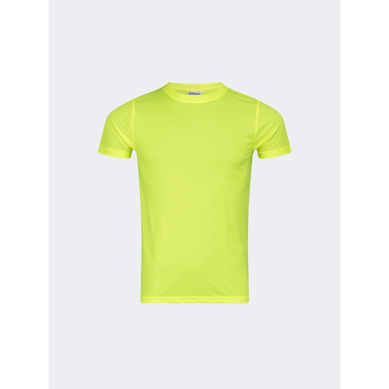 Oil And Gaz Lightweight Men Multisport T-Shirt Yellow Fluo