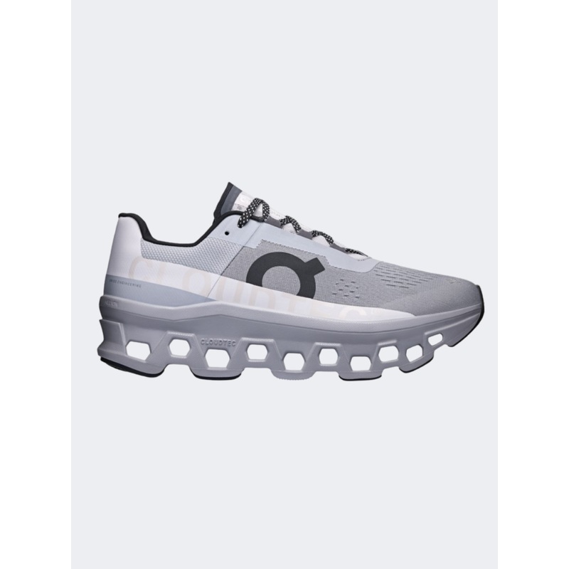 On Cloudmonster Men Running Sneakers Alloy/Silver