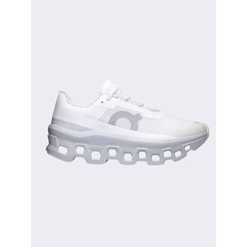 On Cloudmonster Women Running Sneakers White/Glacier