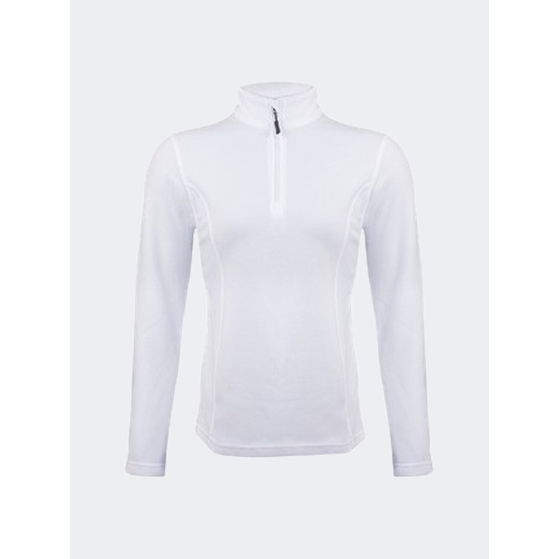 Top Ten Soft Women Skiing Fleece White