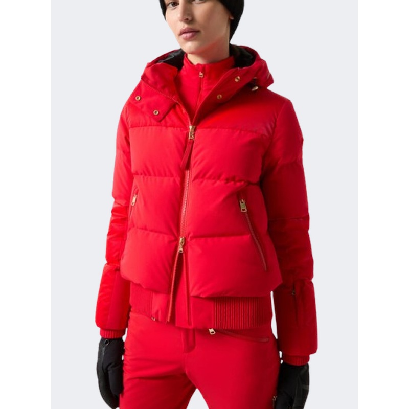 Bogner Bond10 Women Skiing Jacket Fast Red