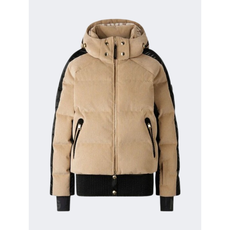 Bogner Inka Women Skiing Jacket Camel/Black