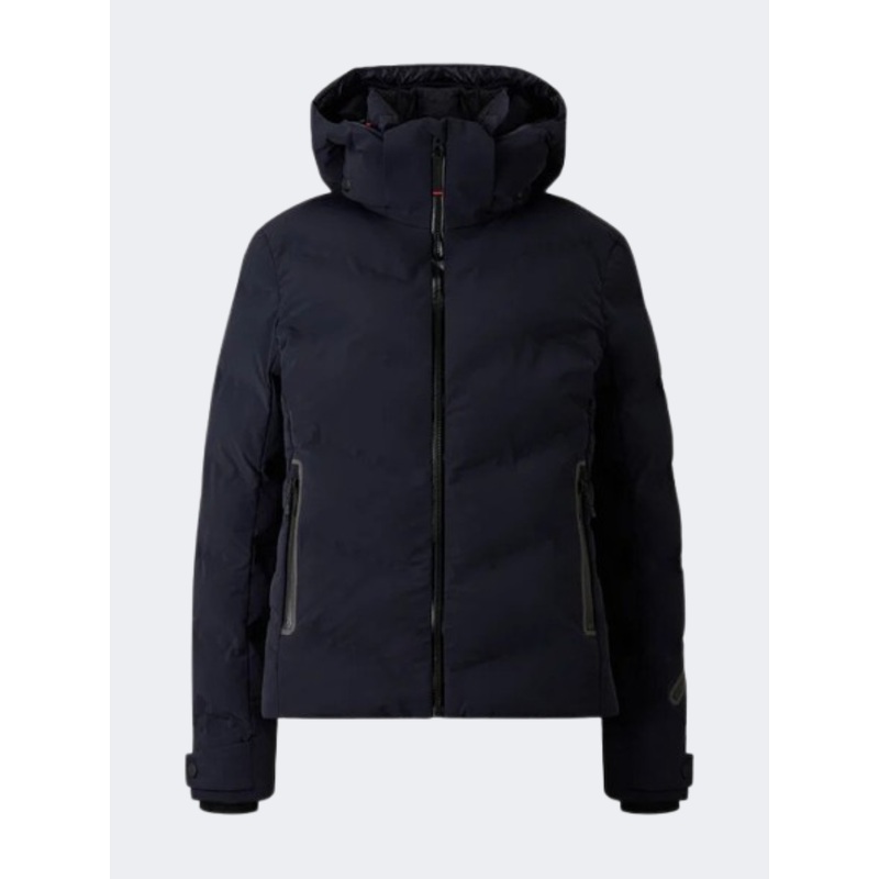 Fire and Ice Tec Sael Women Skiing Jacket Navy Blue
