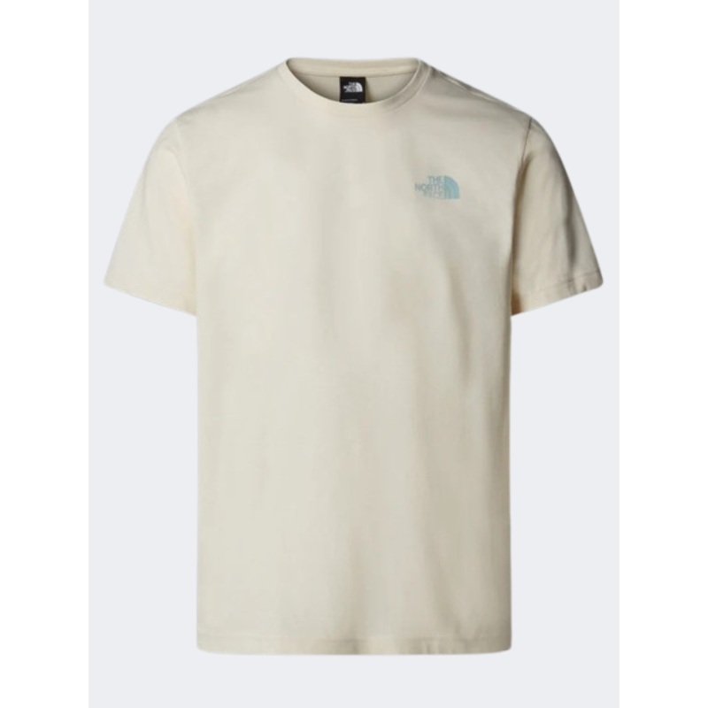 The North Face Redbox Graphic Men Lifestyle T-Shirt White Dune/Black