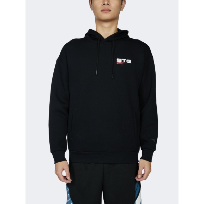 Anta Shock The Game Block Court Knit Men Basketball Hoody Black