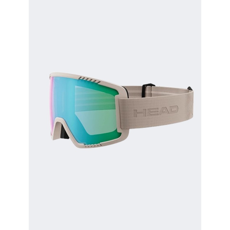 Head Contex Unisex Skiing Goggles Green Sand