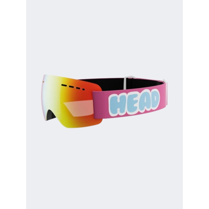 Head Solar Kids Skiing Goggles Red/Pink