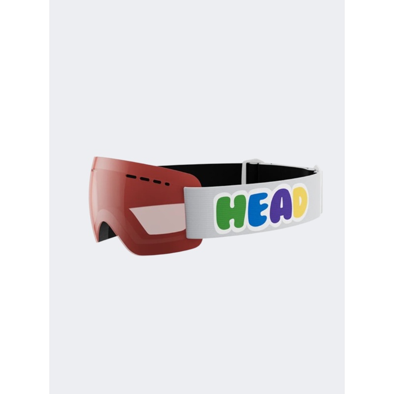 Head Solar Kids Skiing Goggles Red/White