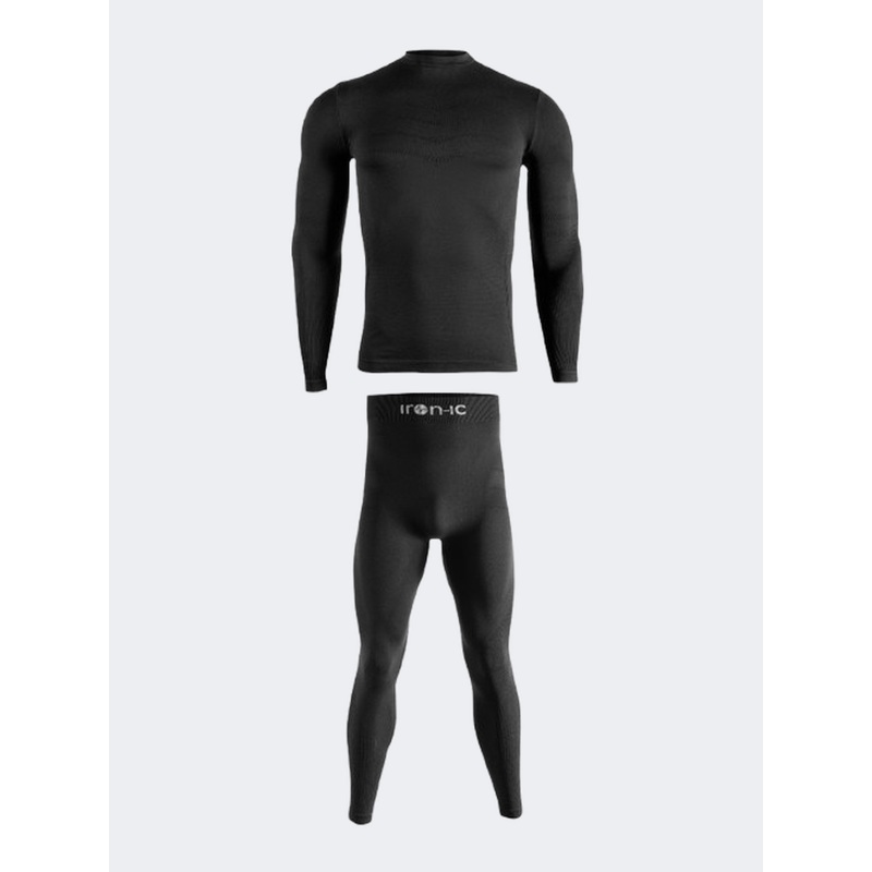 Iron Ic Men Skiing Baselayer Black