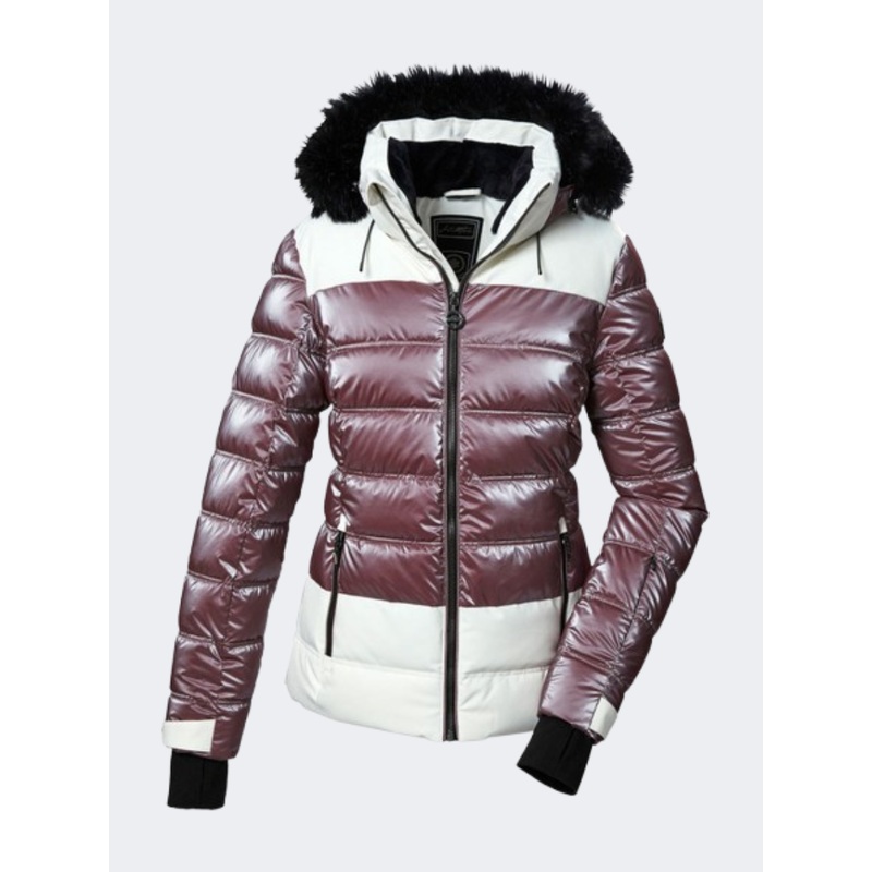 Killtec Ksw 314 Women Skiing Jacket Broken White