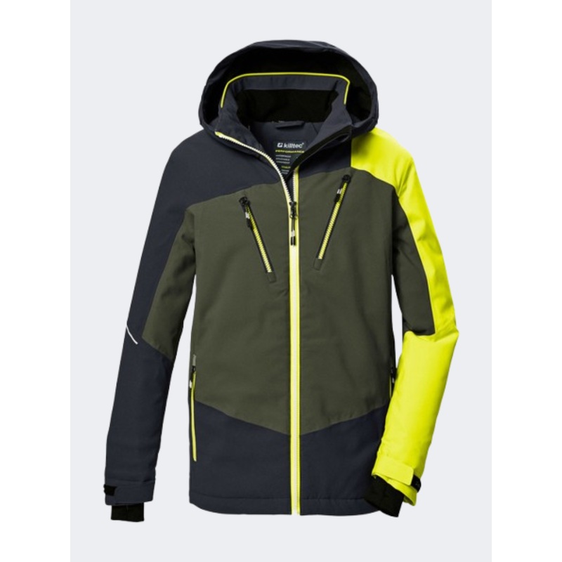 Killtec Ksw 389 Boys Skiing Jacket Dark Olive
