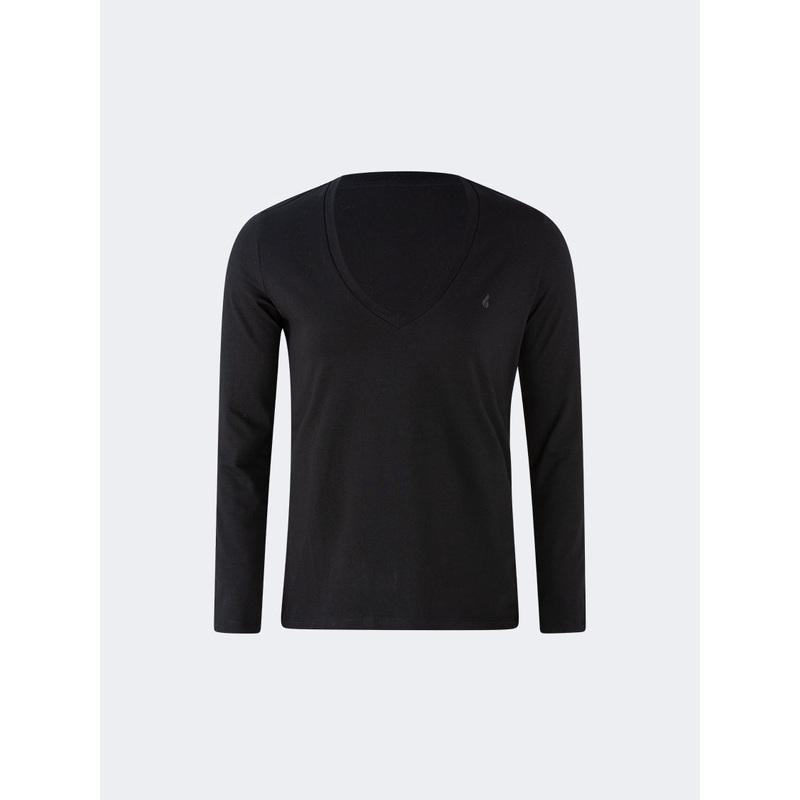 Oil And Gaz Smooth Women Lifestyle Long Sleeve Black