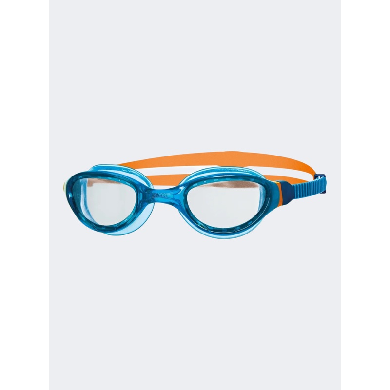Zoggs Phantom 2.0 Kids Swim Goggles Blue/Orange Clear