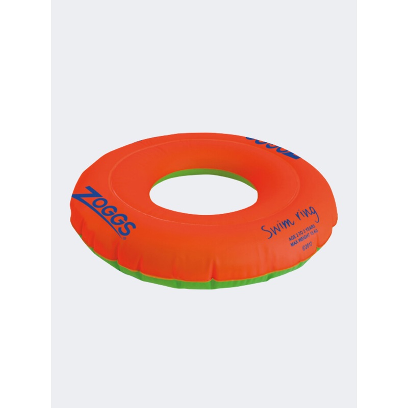Zoggs Swim Ring Ei Valves Kids Swim Swim Ring Orange/Green