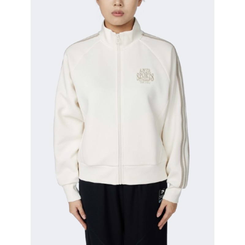 Anta Celebrate Like A Parisian Women Lifestyle Jacket White