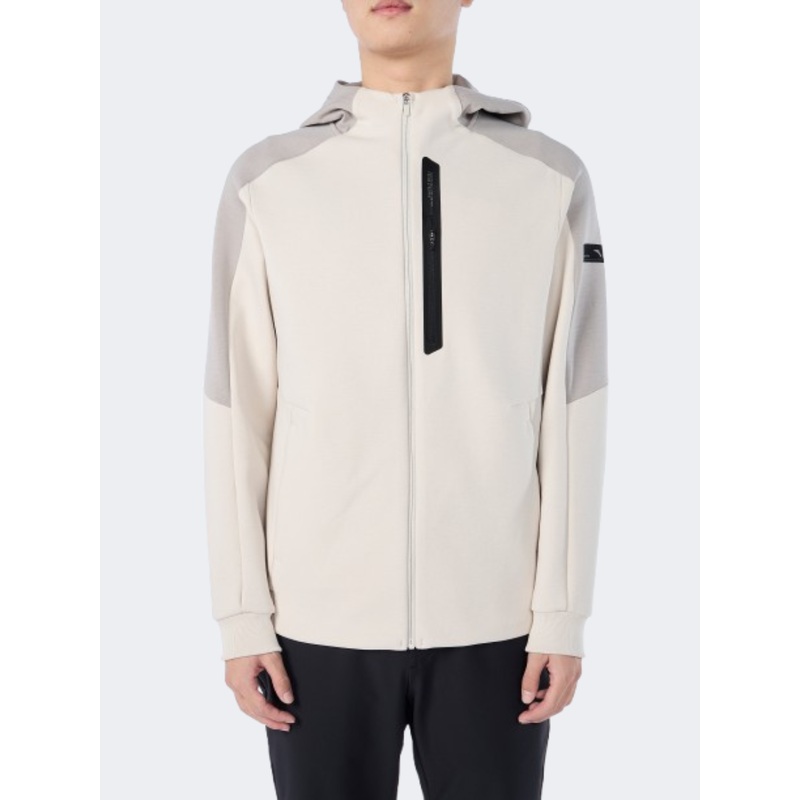 Anta Knit A Stretch Men Training Jacket Smoke Grey/Light