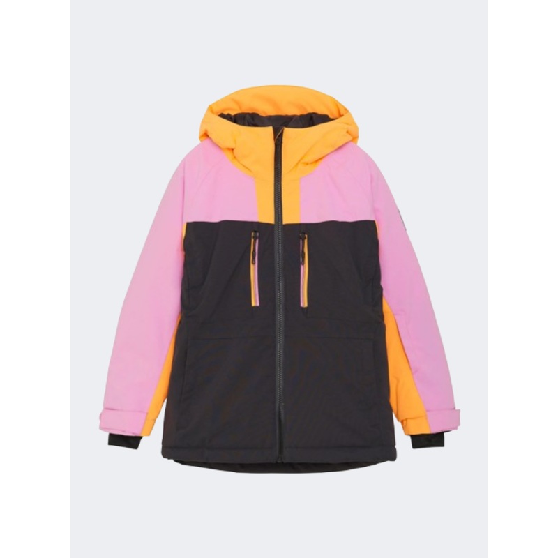 Color Kids All Seams Taped Girls Skiing Jacket Contrast Grey