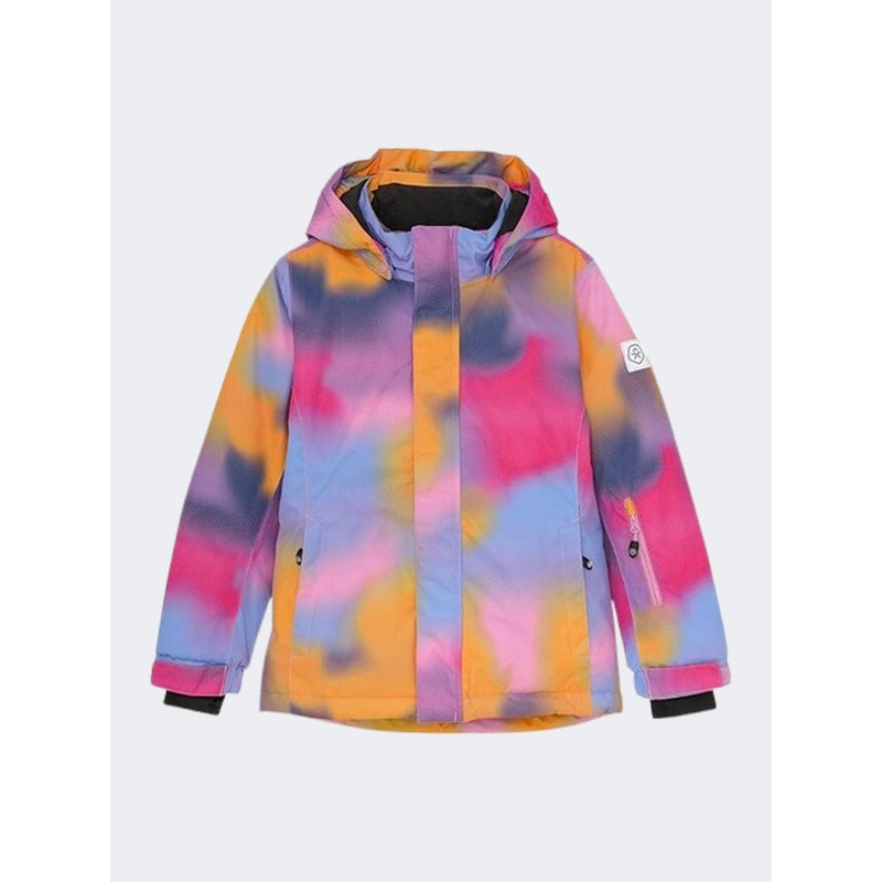 Color Kids Aop Girls Skiing Jacket Lilac Chiffon