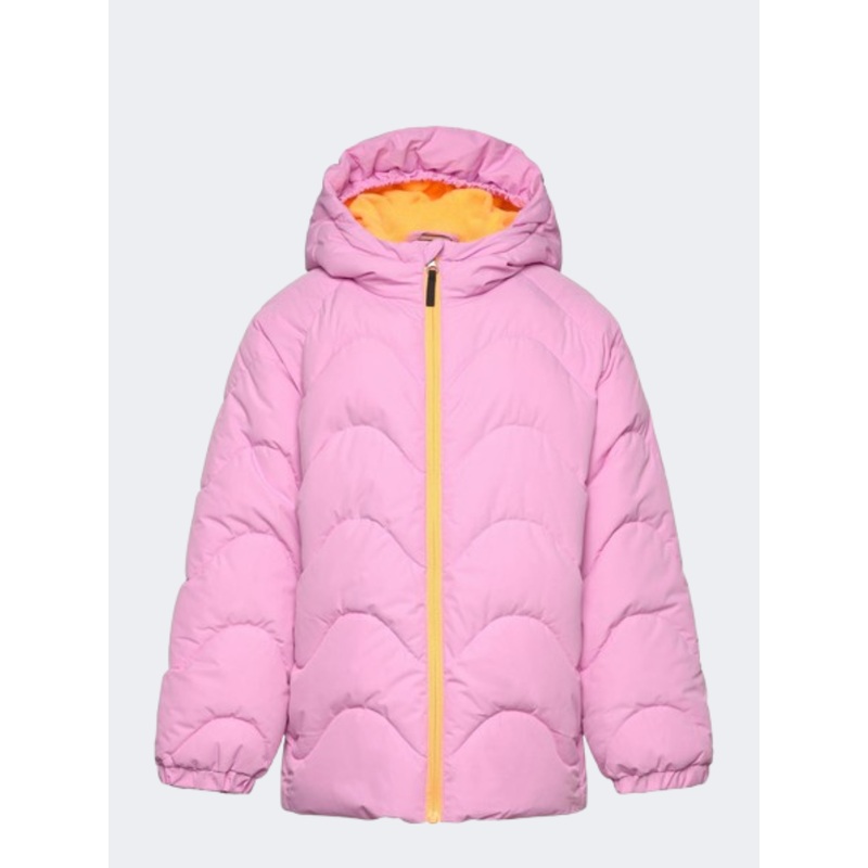 Color Kids Quilt Stitch Pattern Kids Lifestyle Jacket Lilac Chiffon