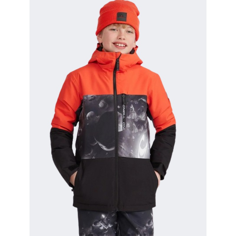 ONeill Carbonite Boys Skiing Jacket Black Spacedout