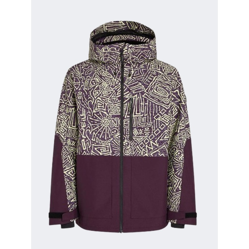 ONeill Originals Block Men Skiing Jacket Dark Purple Sketche