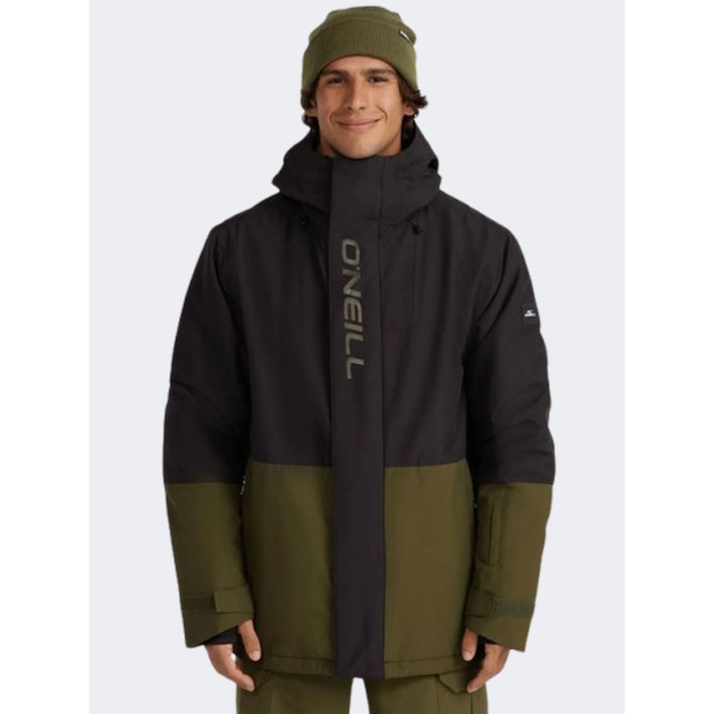 ONeill Originals Hybrid Men Skiing Jacket Blackout/Olive