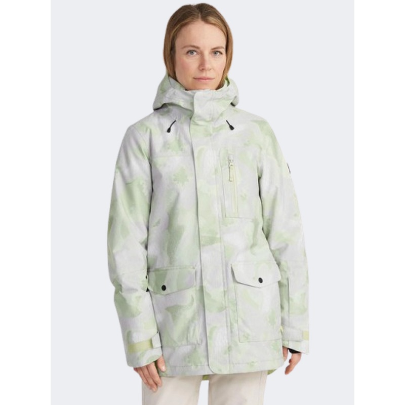 ONeill Utility Hybrid Women Skiing Jacket Green Day Camo