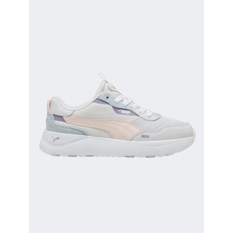 Puma Runtamed Platform Women Lifestyle Shoes Silver Mist/Pink