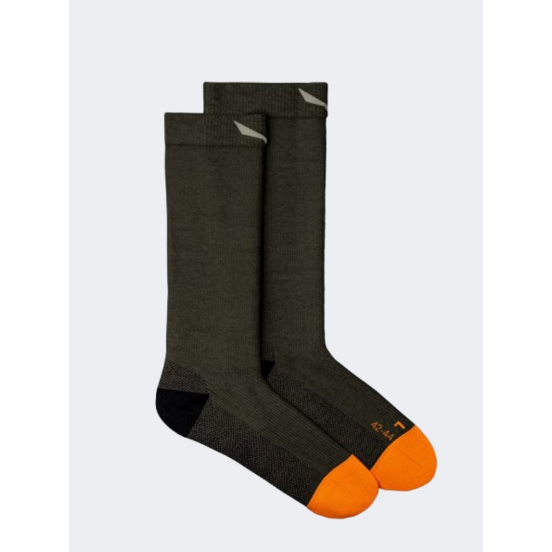 Salewa Mountain Trainer Merino Men Hiking Sock Brown Bungee Cord