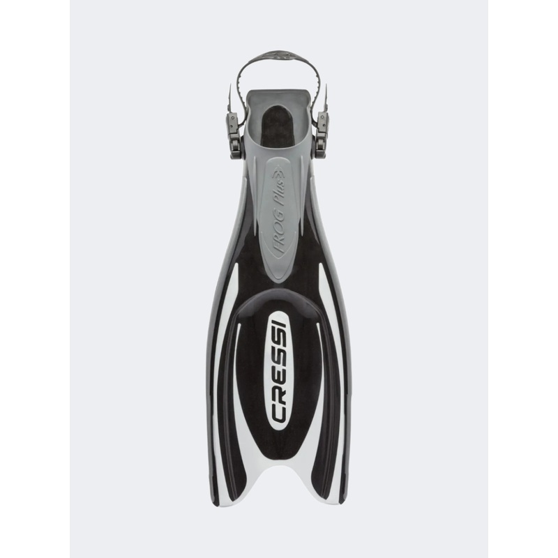 Cressi Frog Plus Unisex Diving Fins Black/Silver
