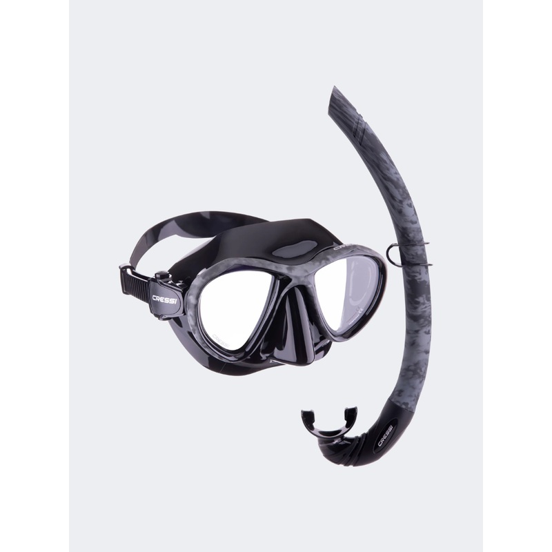 Cressi Metis Plus Corsica Combo Diving Mask Black Hunter