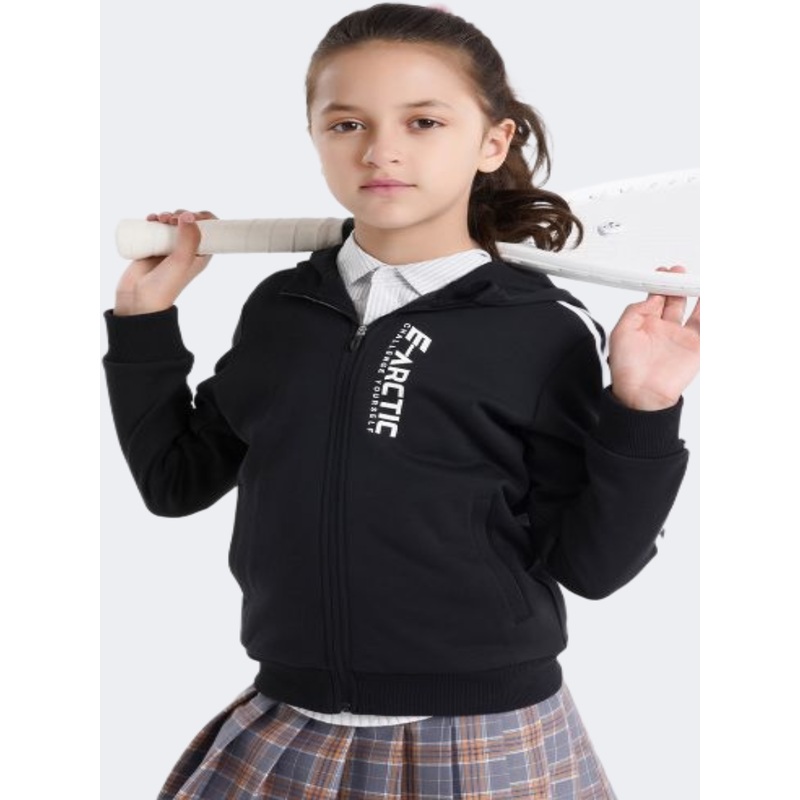 Erke Thick Hoodie(Full Zip) Unisex Training Black 64219314055-003