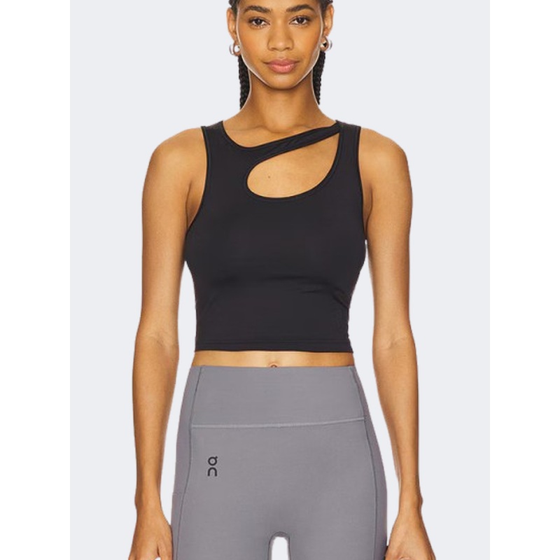 On Studio Cut Out Women Training T-Shirt Black