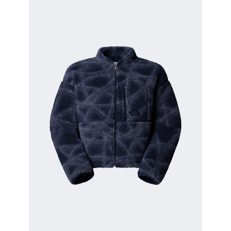 The North Face Extreme Pile Full Zip 2 Women Lifestyle Jacket Print Summit Navy