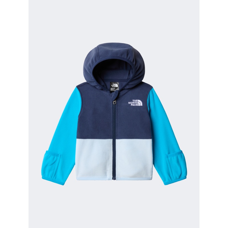 The North Face Glacier Full Zip Boys Hiking Fleece Navy/Meridian Blue