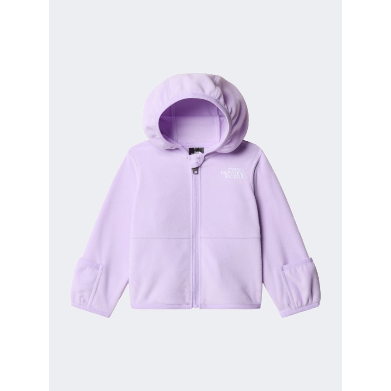 The North Face Glacier Full Zip Girls Hiking Fleece Lite Lilac