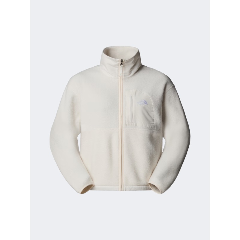 The North Face Yumiori Off Peak Full Zip Women Lifestyle Jacket White Dune