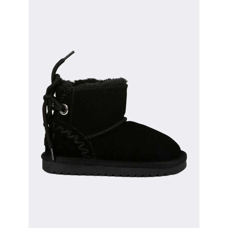 Top Ten Ankle With Tie Kids Girls Lifestyle Boot Black