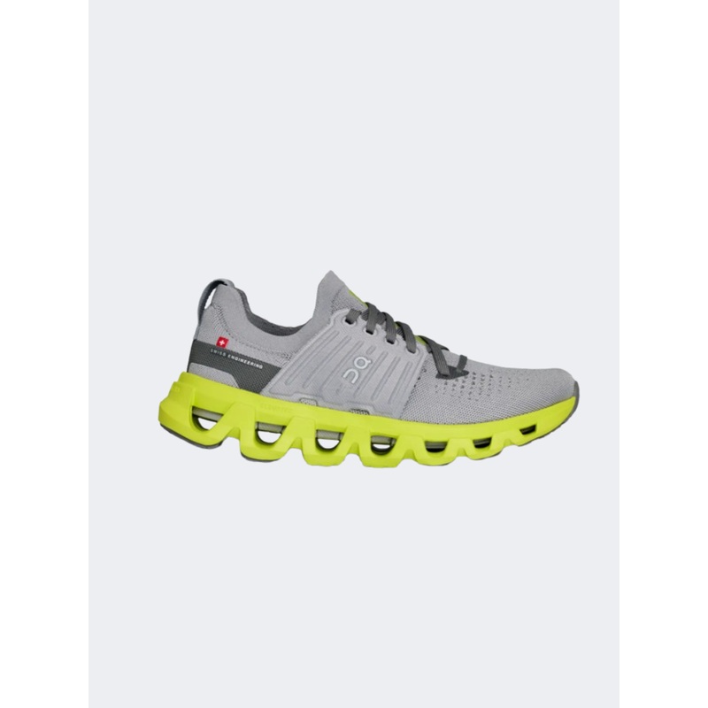 On Cloudswift 4 Men Running Sneakers Alloy/Lime
