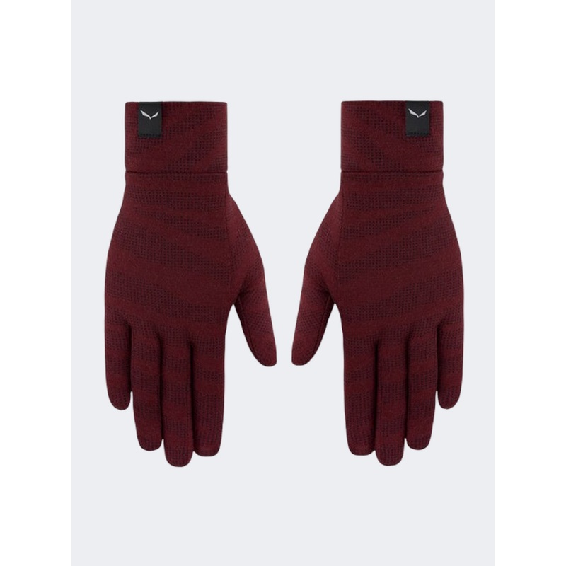 Salewa Cristallo Women Hiking Gloves Crevasse Syrah