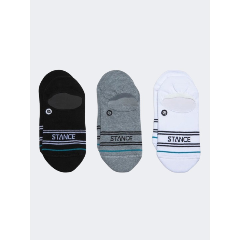 Stance Basic 3 Pack No Show Unisex Lifestyle Sock Multicolor