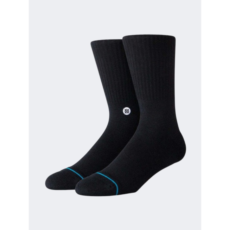 Stance Icon 3 Pack Unisex Lifestyle Sock Black
