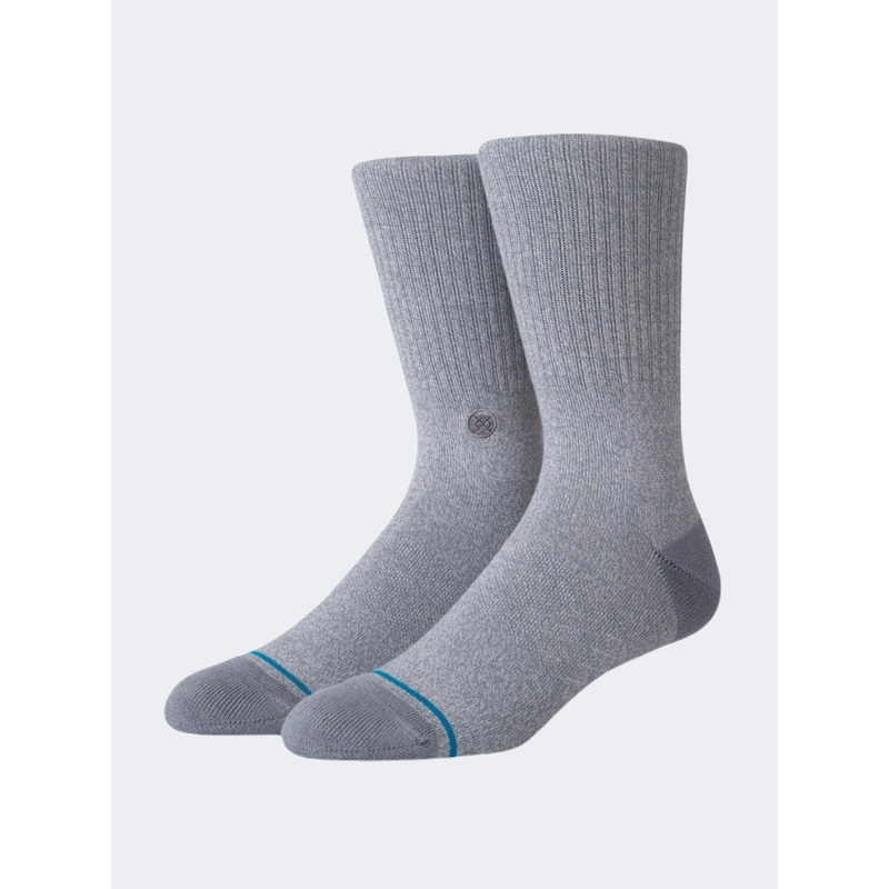 Stance Icon Unisex Lifestyle Sock Grey Heather
