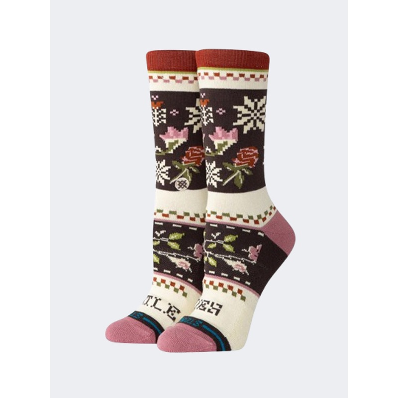 Stance Mistling Rose Crew Unisex Lifestyle Sock Dusty Rose