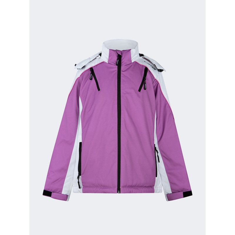 Top Ten Breathable Kids-Girls Skiing Ski Jacket Purple