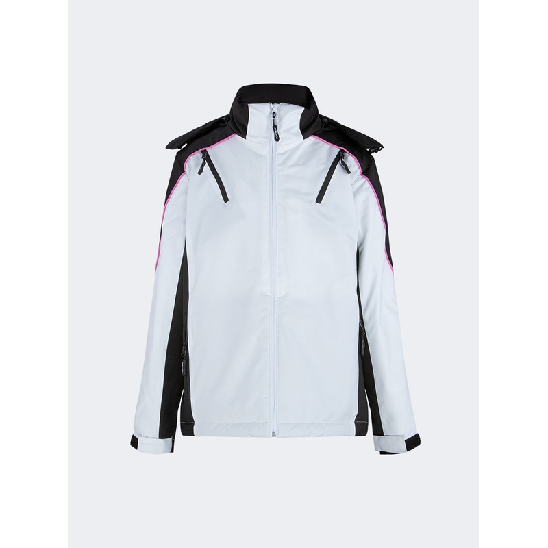 Top Ten Durable Kids Girls Skiing Jacket White/Black/Pink
