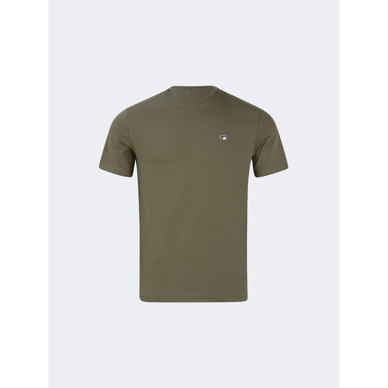 Top Ten Plain Men Lifestyle T-Shirt Olive