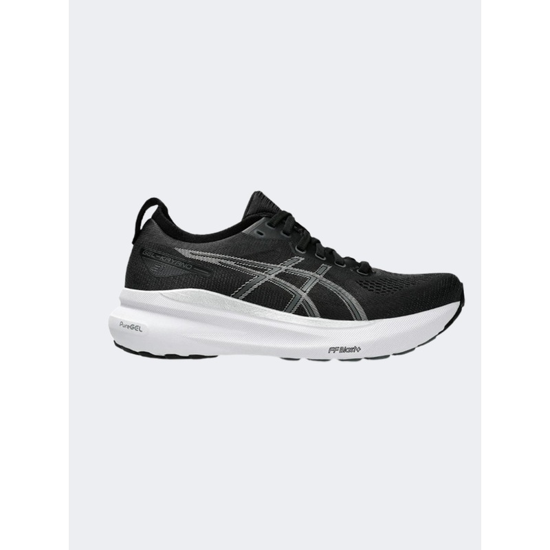 Asics Gel Kayano 31 Women Running Sneakers Black/Pure Silver