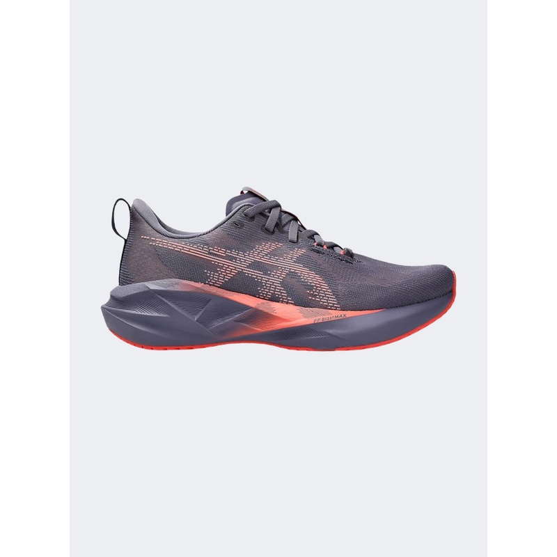 Asics Novablast 5 Women Running Sneakers Greyish Purple/Coral