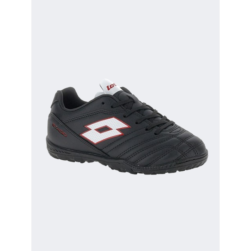 Lotto Stadio 705 Kids Turf Shoes Black/White